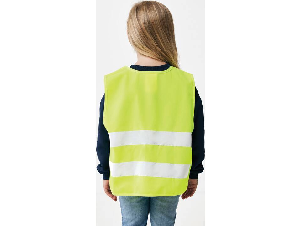 GRS recycled PET high-visibility safety vest 3-6 years 5