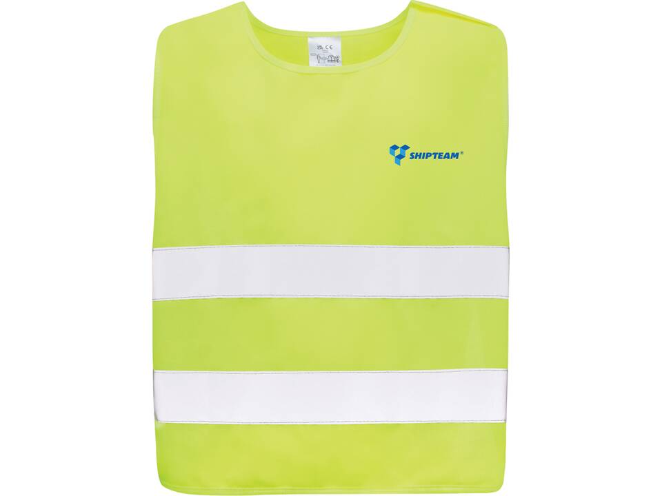 GRS recycled PET high-visibility safety vest 7-12 years 10