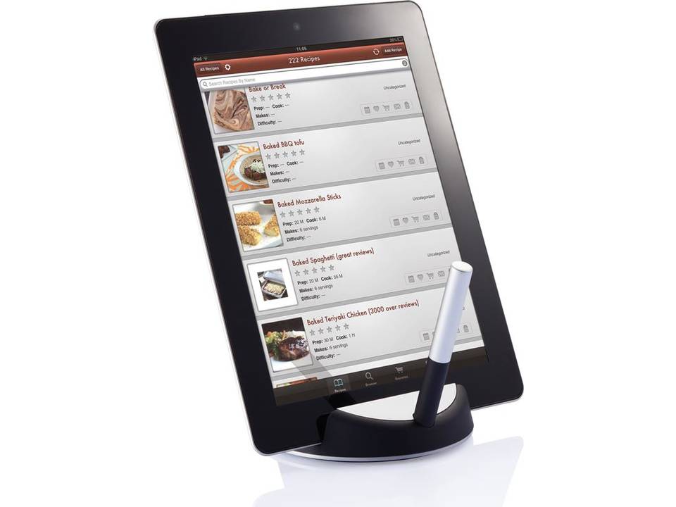Chef tablet stand with touchpen 7