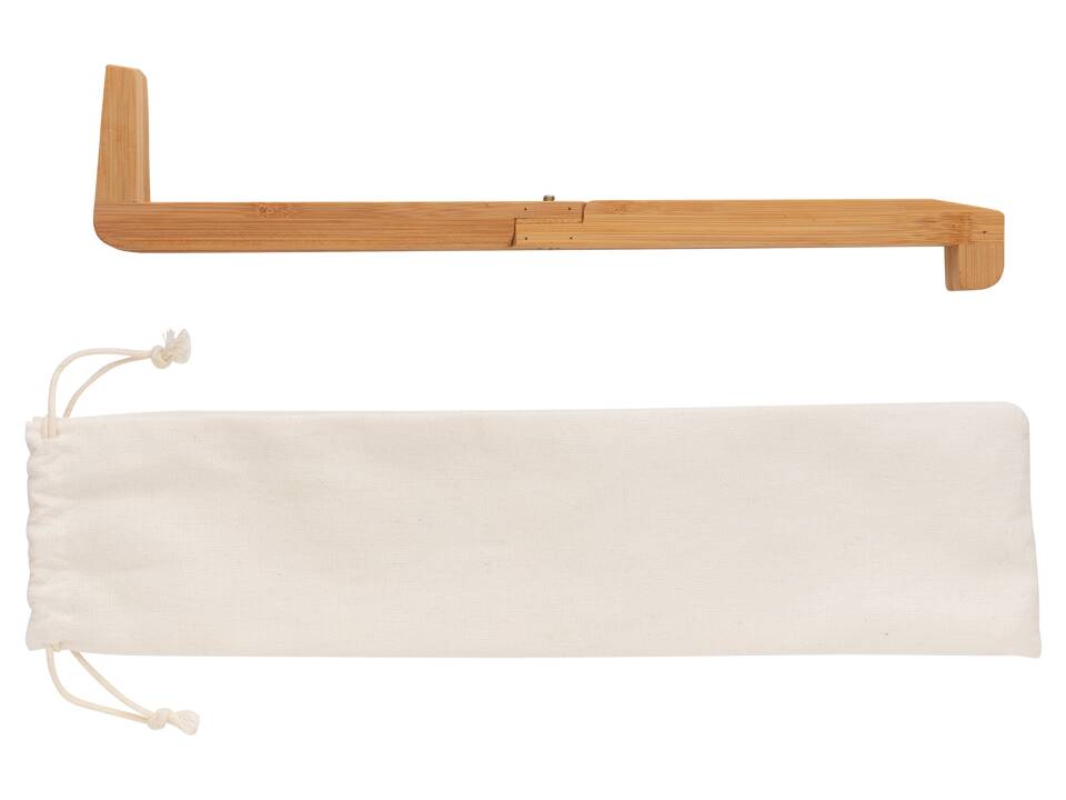 Bamboo portable laptop stand 2