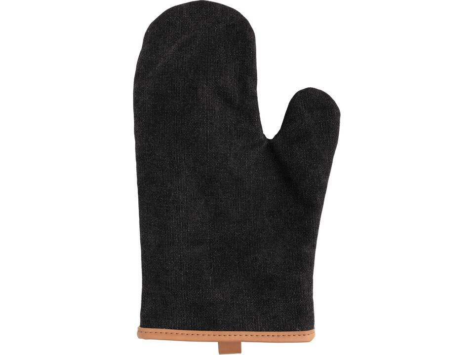 Deluxe canvas oven mitt 3