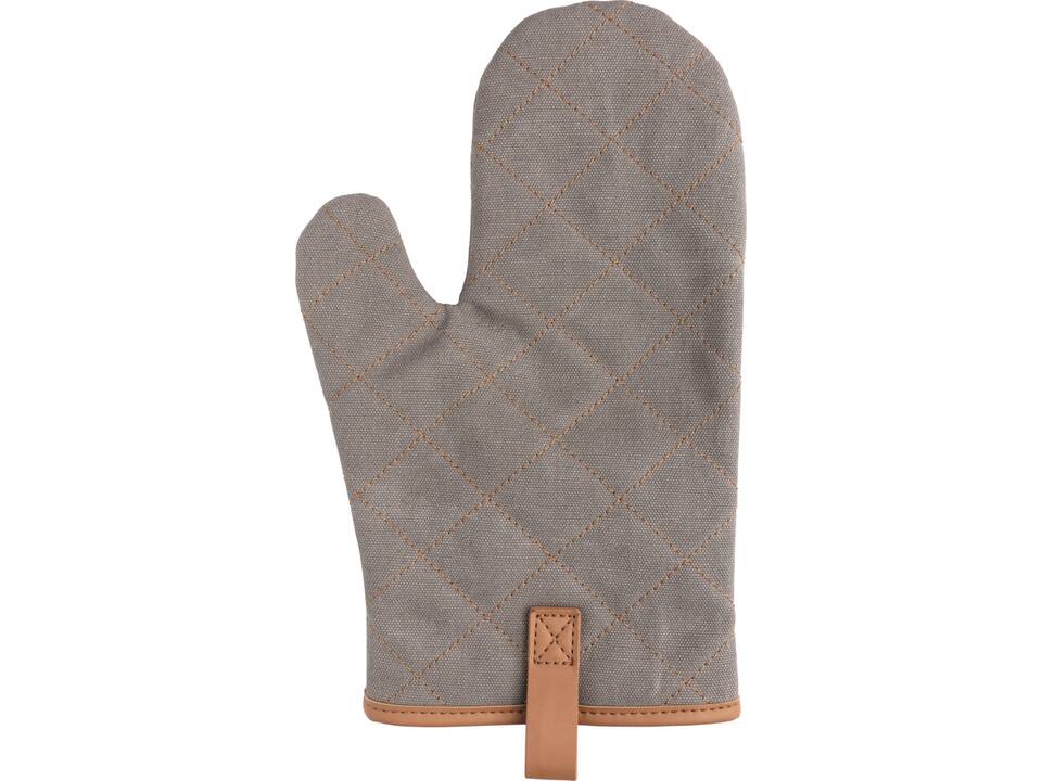 Deluxe canvas oven mitt 10