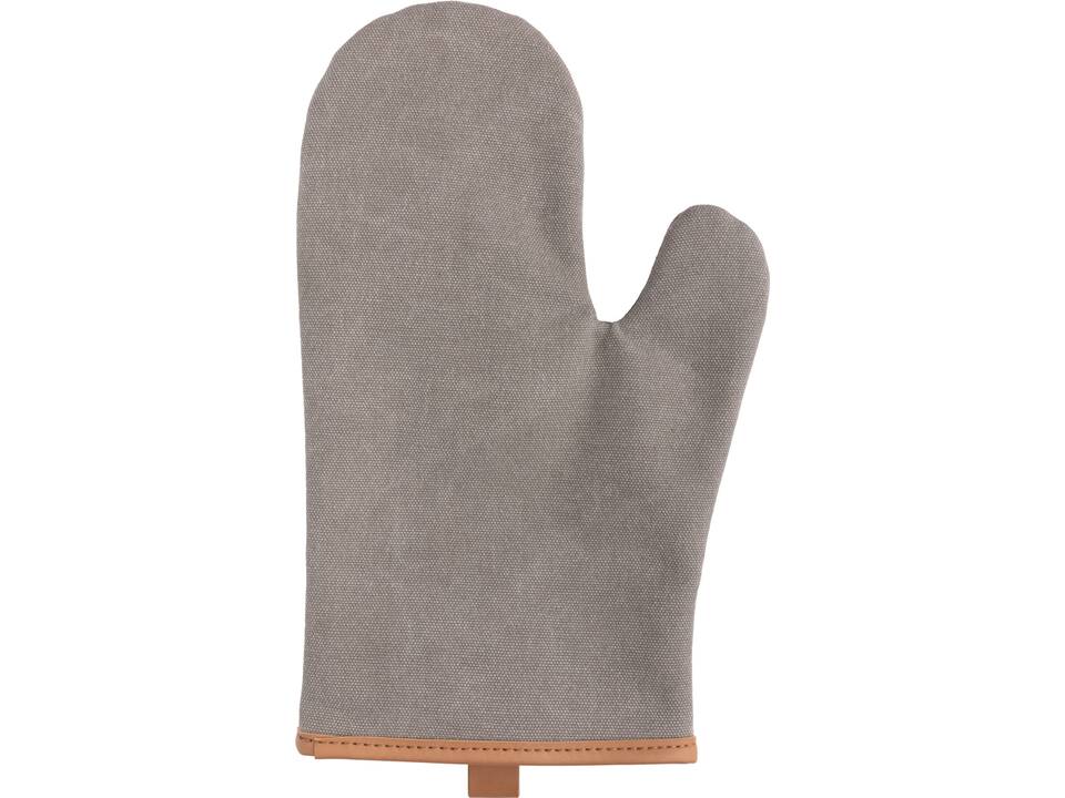 Deluxe canvas oven mitt 12