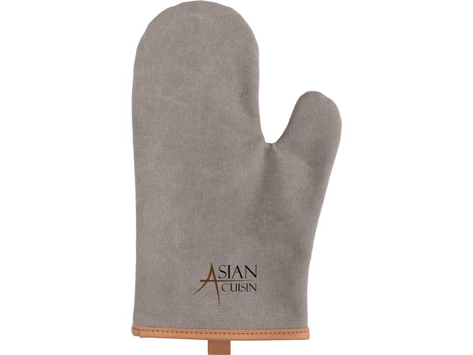 Deluxe canvas oven mitt 13