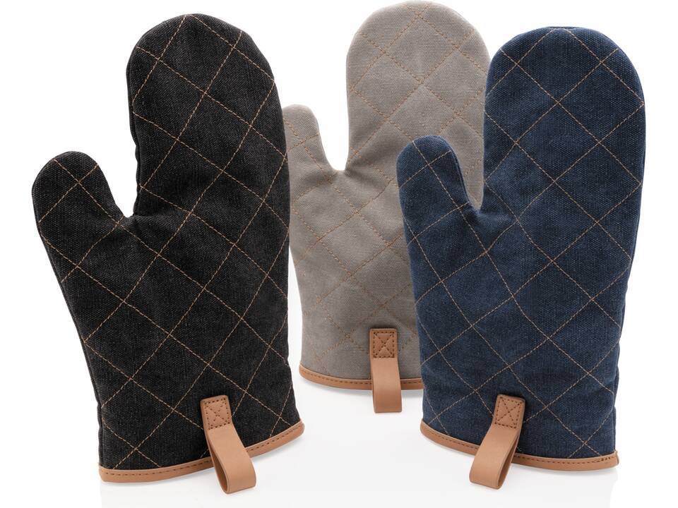 Deluxe canvas oven mitt 23