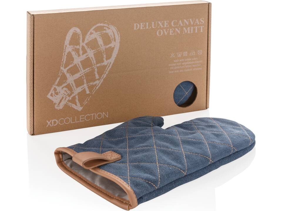 Deluxe canvas oven mitt 27