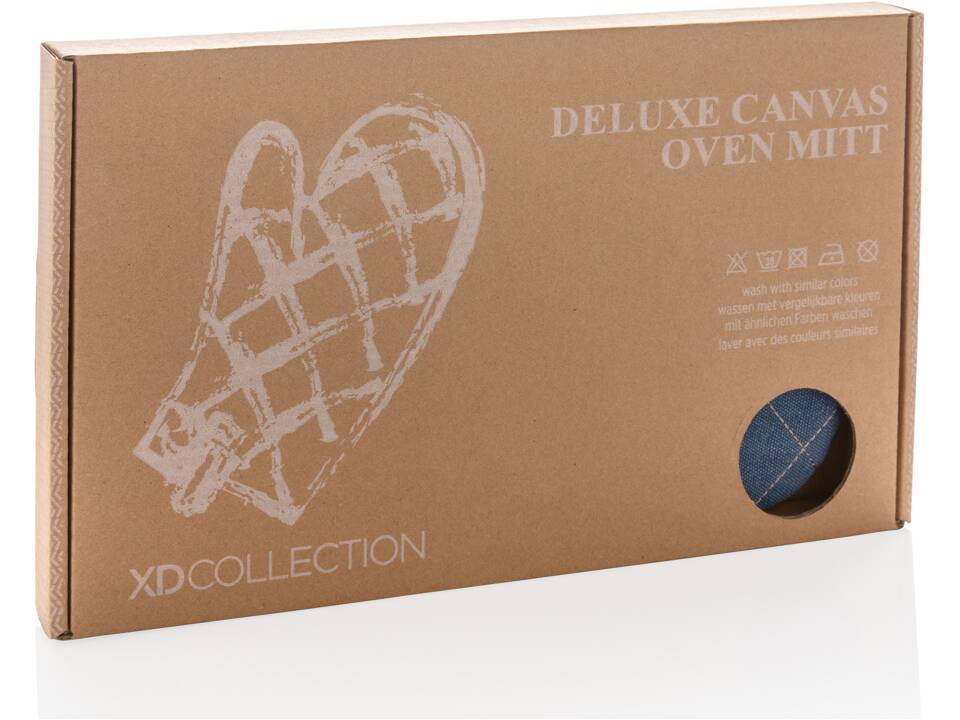Deluxe canvas oven mitt 28