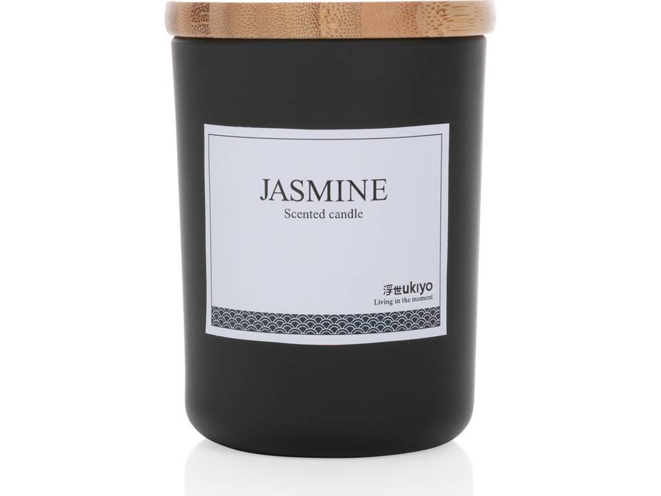 Ukiyo deluxe scented candle with bamboo lid 3