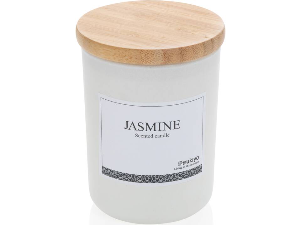 Ukiyo deluxe scented candle with bamboo lid 14
