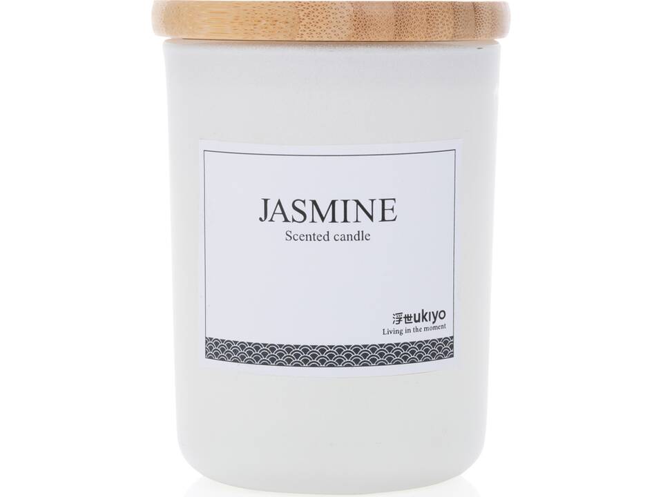 Ukiyo deluxe scented candle with bamboo lid 15