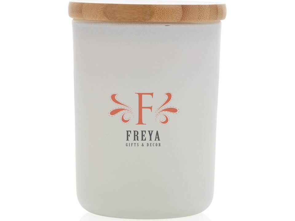 Ukiyo deluxe scented candle with bamboo lid 18