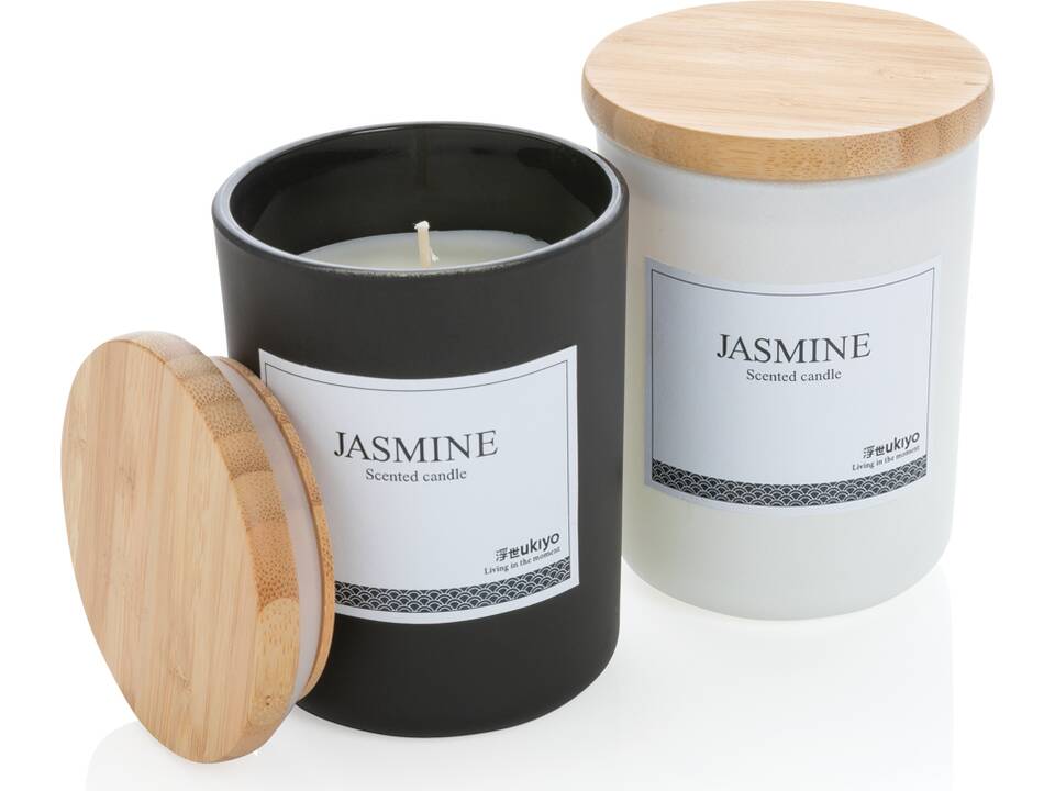 Ukiyo deluxe scented candle with bamboo lid 19