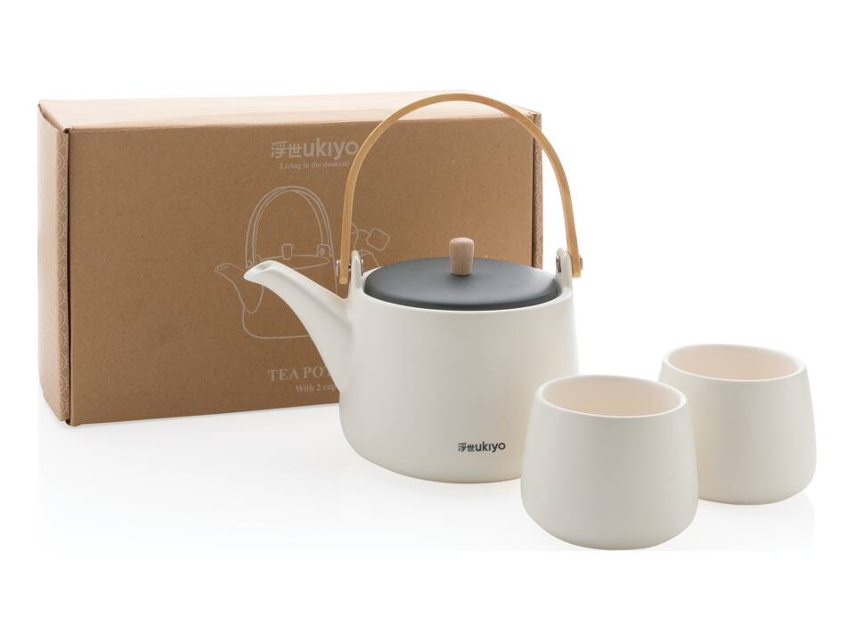 Ukiyo tea pot set with cups 10