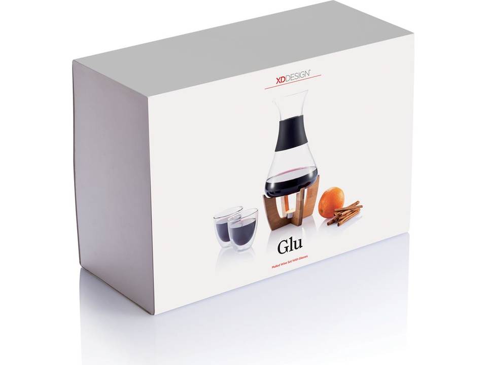 Glu mulled wine set with glasses 5