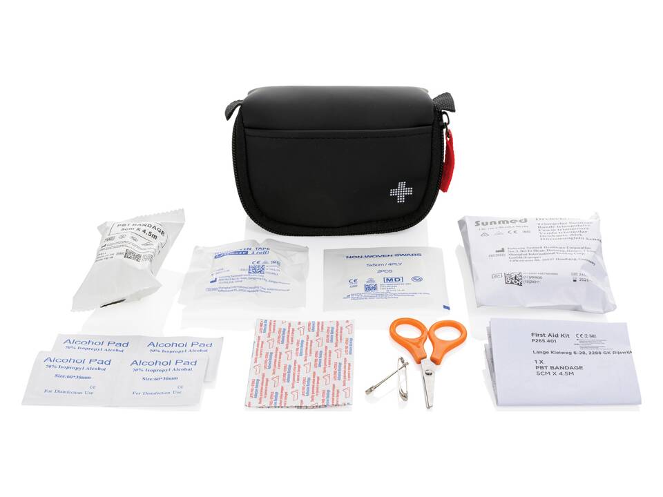 RCS recycled nubuck PU pouch first aid set mailable 2