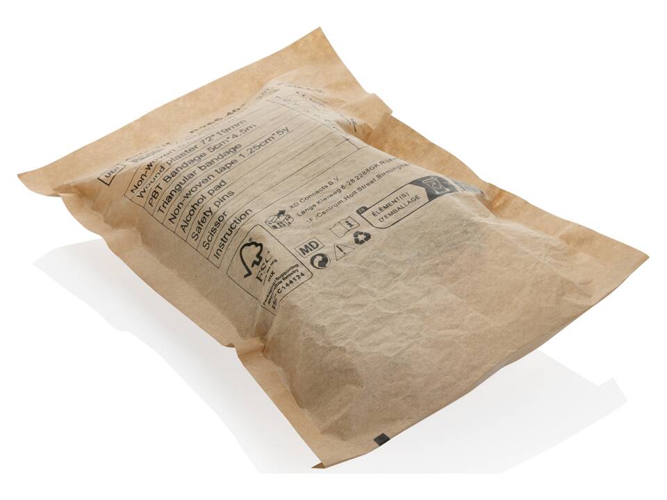RCS recycled nubuck PU pouch first aid set mailable 8