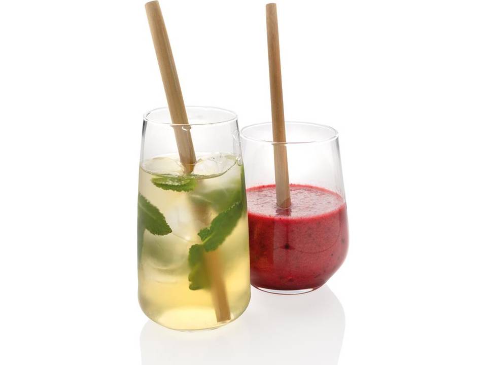 Reusable ECO bamboo drinking straw set 2 pcs 3