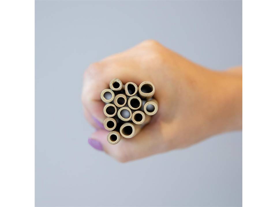 Reusable ECO bamboo drinking straw set 2 pcs 4