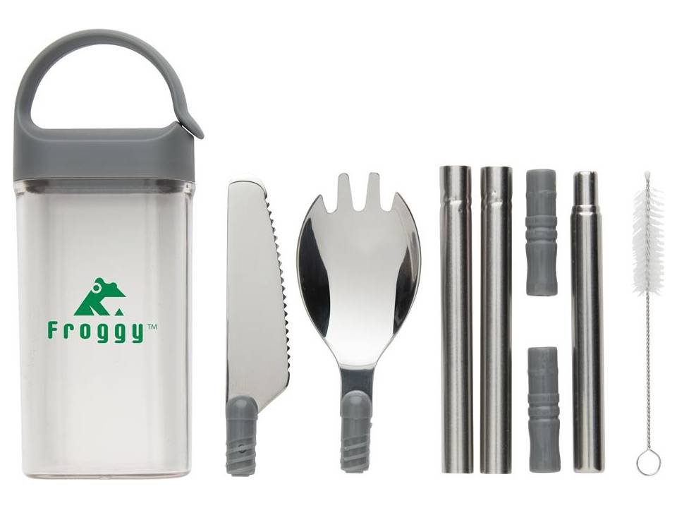 Pocketsize reusable cutlery set on-the-go 5