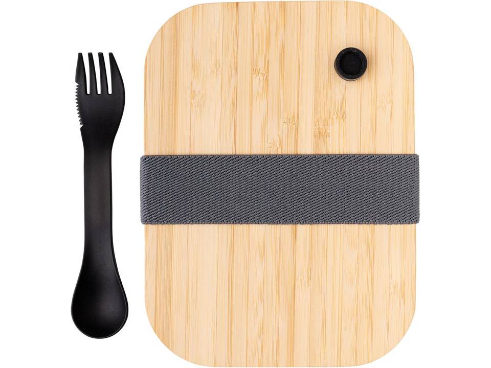 Glass bento box with bamboo lid 5