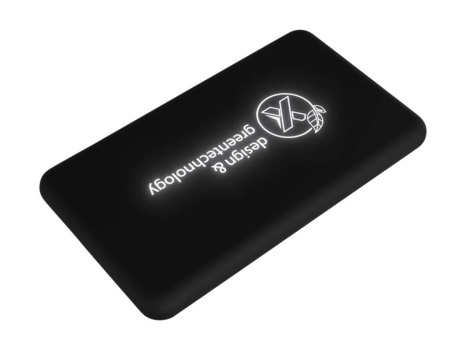 P29 5000 mAh powerbank solar met oplichtend logo