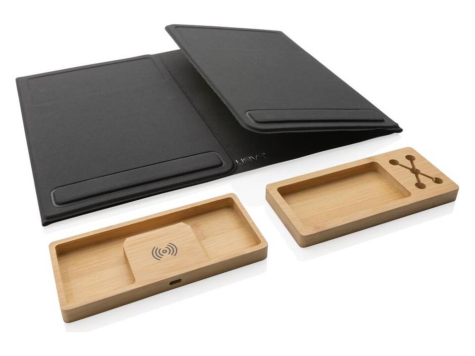 Impact AWARE RPET Foldable desk organizer with laptop stand 11