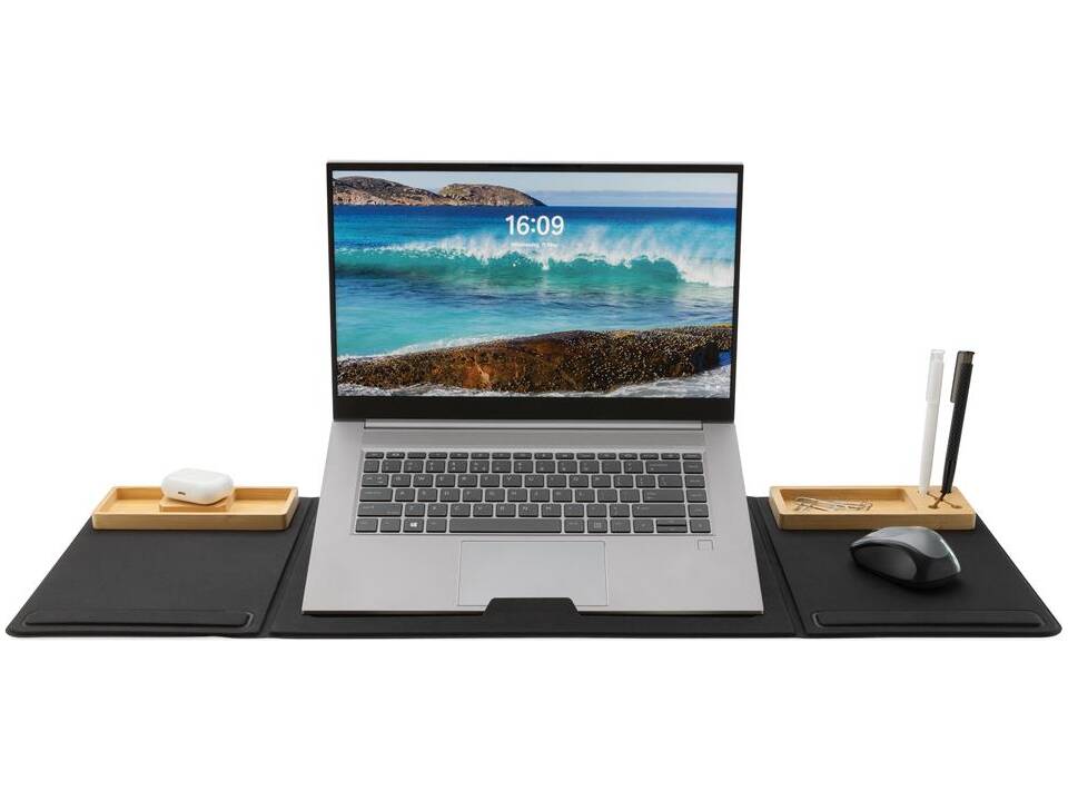 Impact AWARE RPET Foldable desk organizer with laptop stand 3