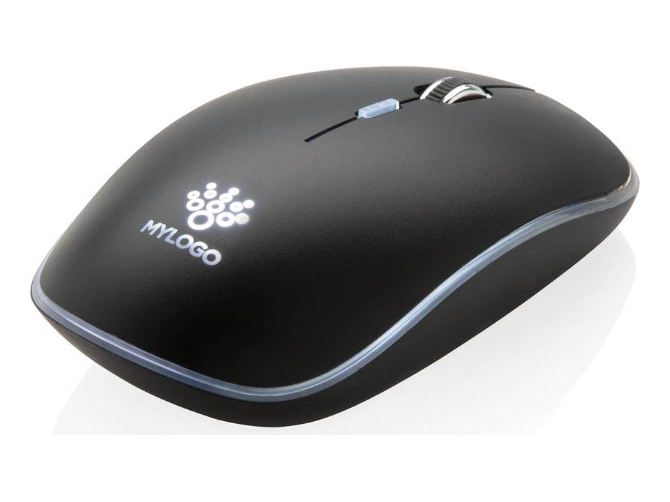 Light up logo wireless mouse 4