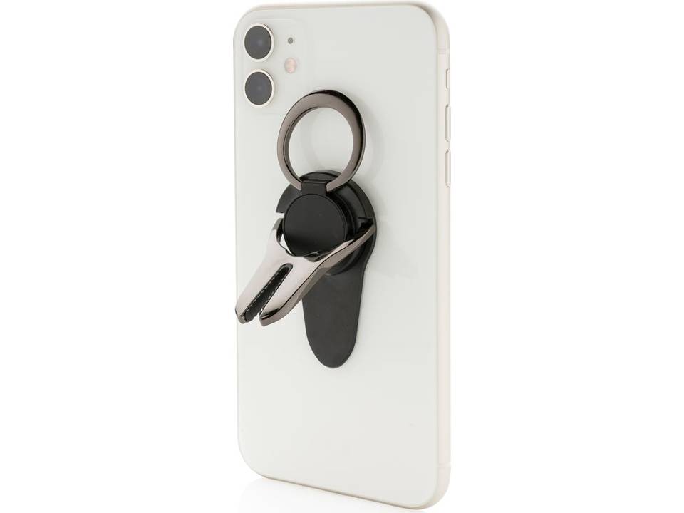 Car air vent phone holder with ring 1