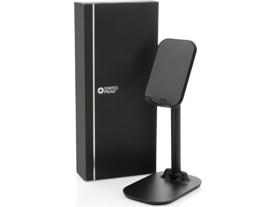 Swiss Peak Adjustable aluminium phone stand 9
