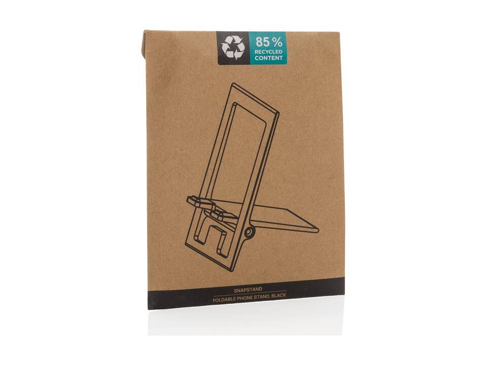 SnapStand RCS recycled plastic foldable phone stand 18