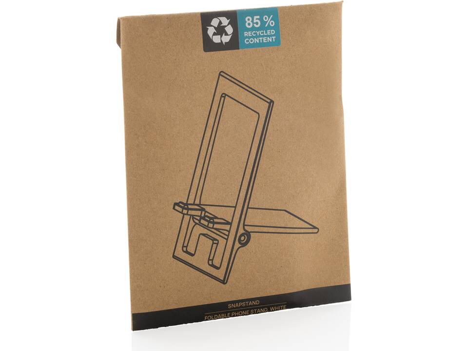 SnapStand RCS recycled plastic foldable phone stand 30