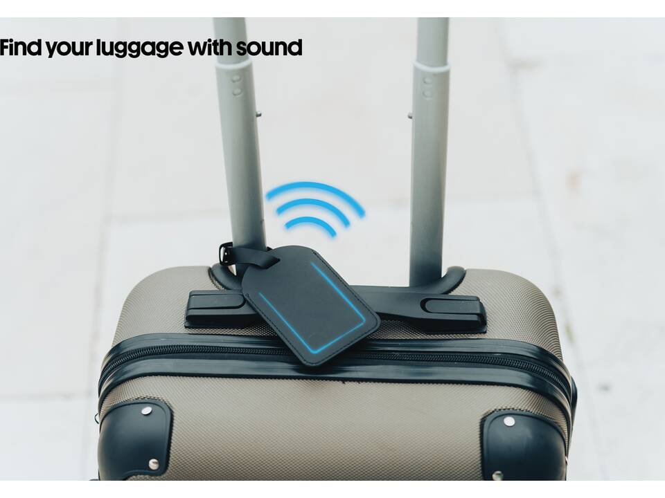 Globetrack RCSrPolyester luggage tag with worldwide locating 10