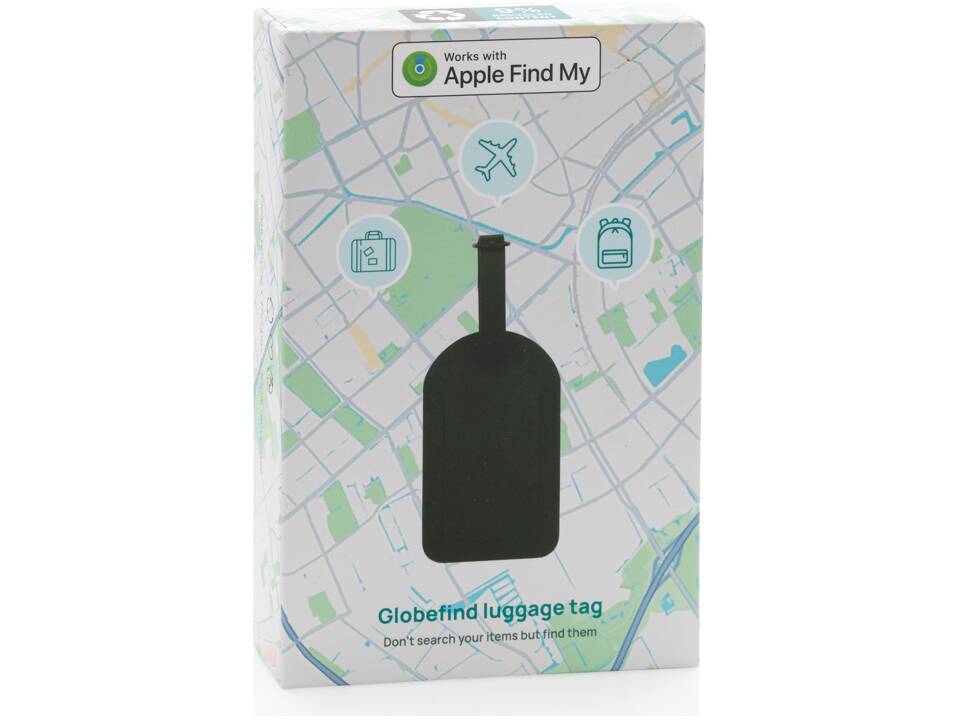 Globetrack RCSrPolyester luggage tag with worldwide locating 13