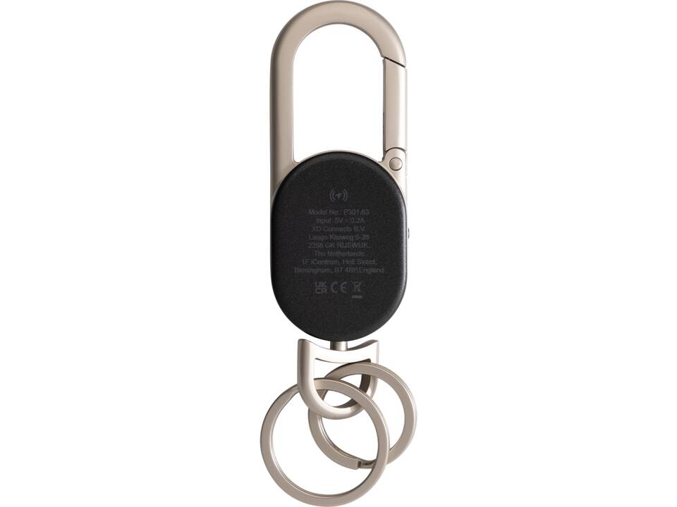 Keyfinder keychain with worldwide locating and USB C 1