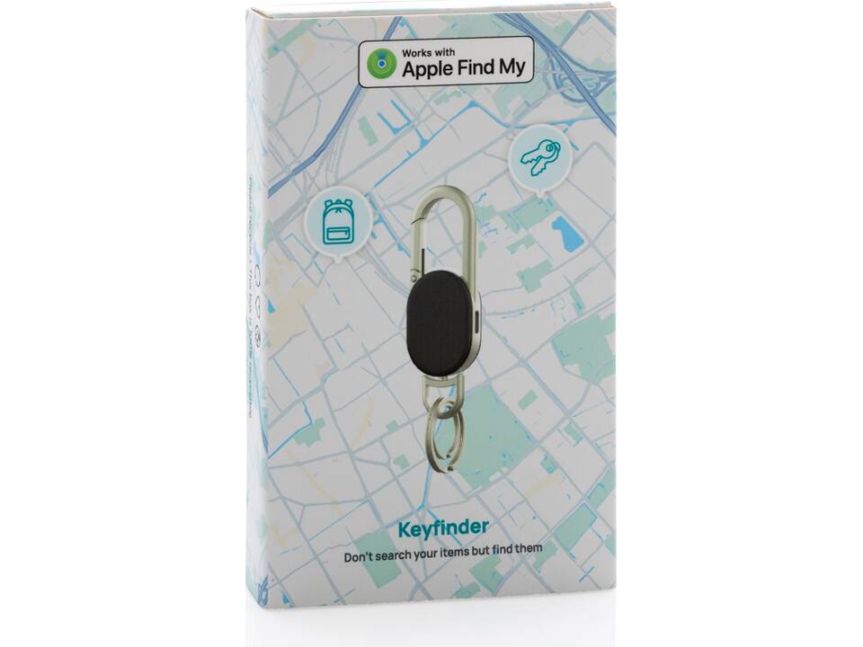 Keyfinder keychain with worldwide locating and USB C 11