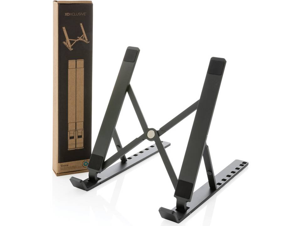 Terra RCS recycled aluminum universal laptop/tablet stand 11