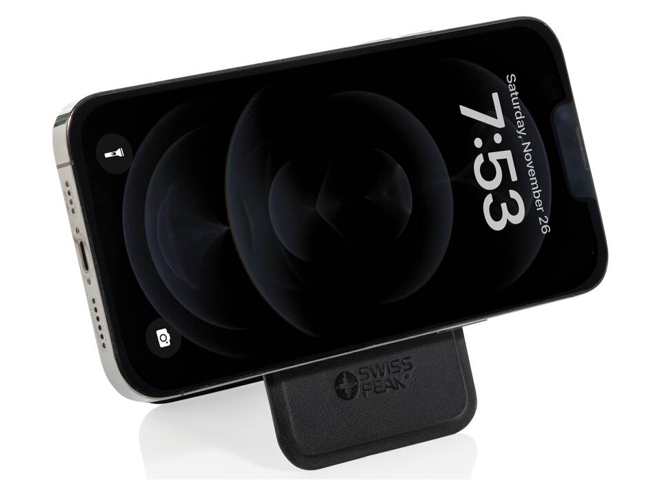 Magstand RCS recycled PU magnetic phone wallet with stand 4