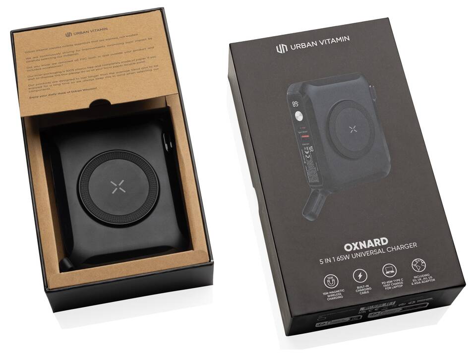 Urban Vitamin Oxnard 5 in 1 65W universal charger 25