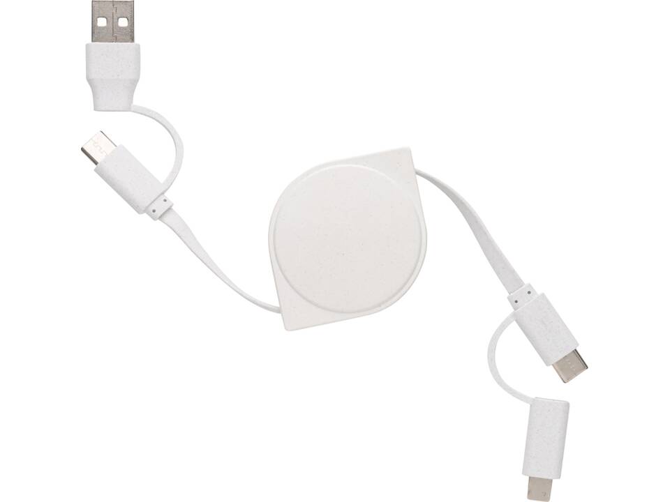 RCS standard recycled plastic and TPE 6 in 1 cable 3