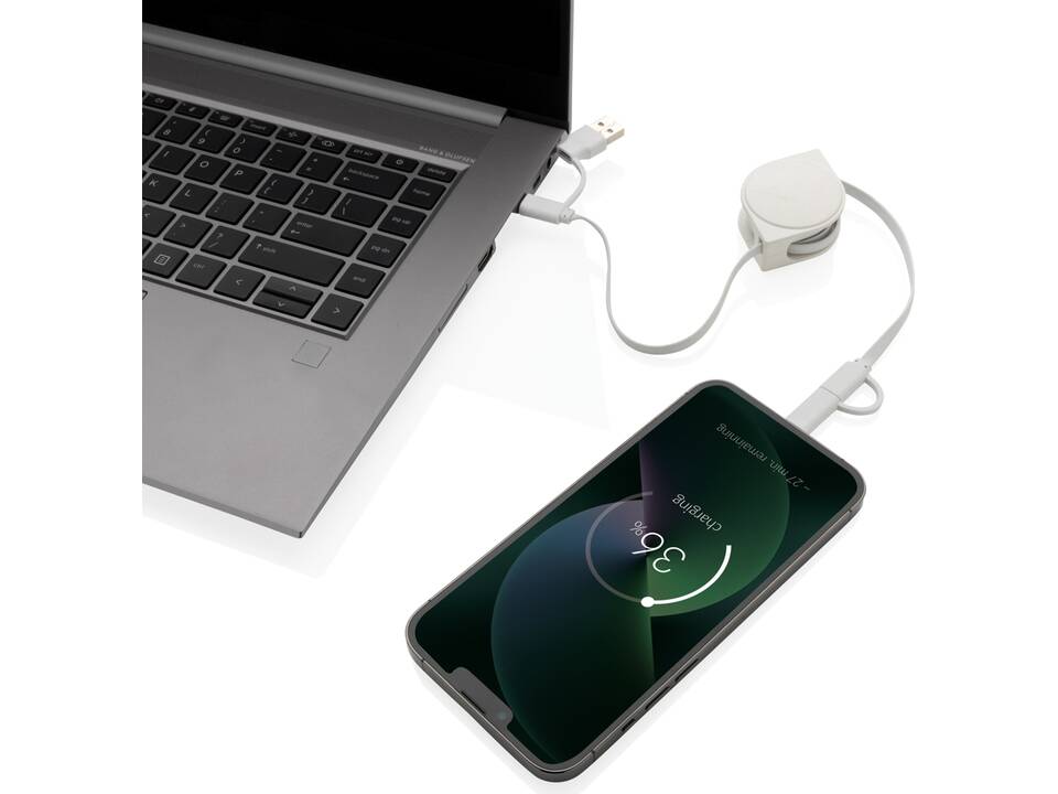 RCS standard recycled plastic and TPE 6 in 1 cable 5