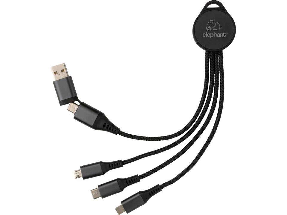 Terra RCS recycled aluminum 6-in-1 charging cable 4