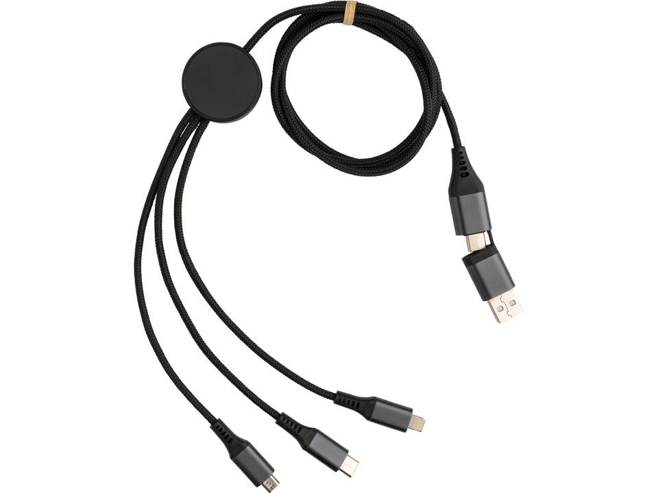 Terra RCS recycled aluminum 120 cm 6-in-1 cable 3