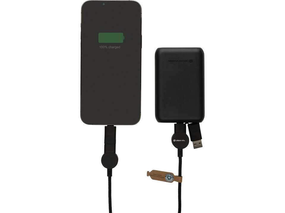 Oakland RCS recycled plastic 6-in-1 fast charging 45W cable 1