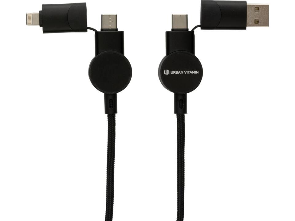Oakland RCS recycled plastic 6-in-1 fast charging 45W cable 4