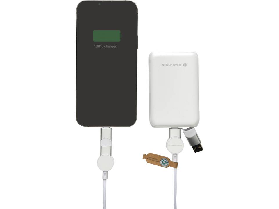 Oakland RCS recycled plastic 6-in-1 fast charging 45W cable 9