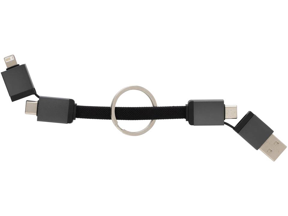 Terra recycled aluminum 4 in 1 60W fast charging cable 5