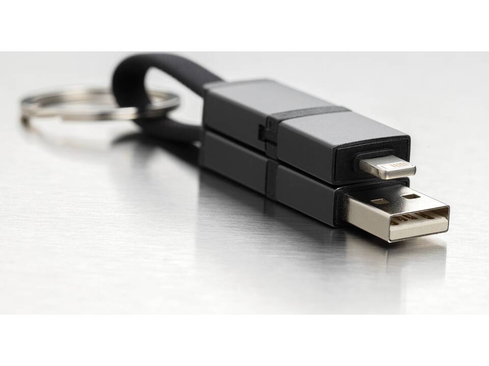 Terra recycled aluminum 4 in 1 60W fast charging cable 8