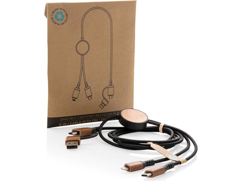 Ohio RCS certified recycled plastic 6-in-1 cable 7