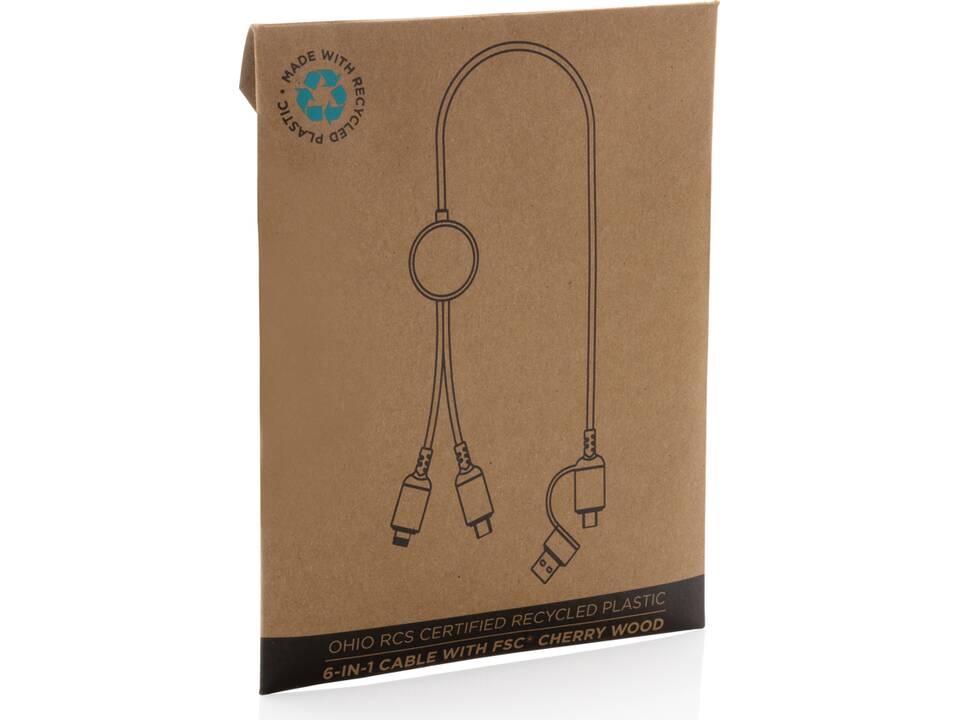 Ohio RCS certified recycled plastic 6-in-1 cable 8